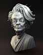 Maggie Smith, Xenia Stroganova : Saw an amazing caricature by Wael Safwat and wanted to try sculpt it for fun

https://www.artstation.com/artwork/2ZJdJ

Didn't follow it all the way, but it was really fun to make!
Was originally planning to texture it and