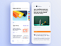 News Application Design Feed Page iphone x app discover news application toolbar ai news application design minimal news app blog mobile layout featured news news feed tabbar news app ui ux news feed page design news application design