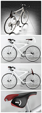 [【产品设计】自行车座位锁] 来自设计师Lee Sang Hwa等人的创意，采用密码锁，无需车钥匙，很赞的设计！