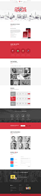 Itobuz One Page PSD Template