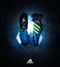 Adidas Ace Blue : Advert created for the launch of the adidas Ace football boot. 