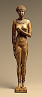 Statuette of a Woman, Late Period, Dynasty 26, reign of Necho II, ca. 610–595 b.c.  Egyptian