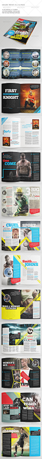 25 Pages Sport Magazine Vol67 - Magazines Print Templates