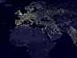 从夜景看中国各省以及世界发达程度 - 蚂蜂窝
