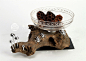现代厨房餐饮用具 原木虫趣玻璃果盘http://www.798buy.com/