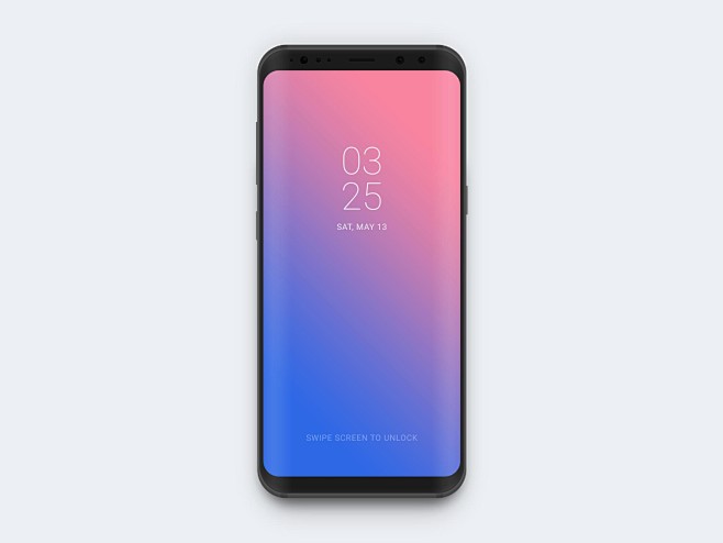 三星曲面手机样机samsunggalaxys8mockup–设计小咖