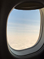 Free stock photo of airplane window