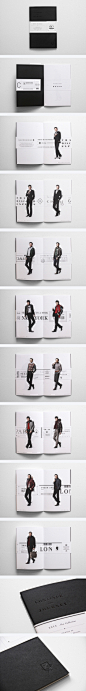 时尚画册 黑色创意画册内页元素 白色简洁画册版式设计 时尚人物画册内页作品 大气画册