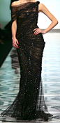 Love this black gown. Valentino.