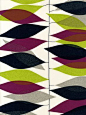 Sanderson - Miro (1950s Wallpaper) - love the color combination: