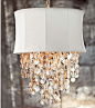 Abalone Cascade Chandelier - contemporary - chandeliers - denver - Bloom by Anuschka