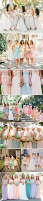 matchingbridesmaids01-different-color-similar-style