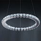 Circle Suspension by Swarovski - modern - chandeliers - Lumens
