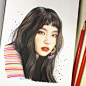 Clare Kim 수연 в Instagram: «Don't go it's a mighty long fall . . #art #drawing #makeup #pretty #cute #follow #wip #doodle #illustration #instaart #sketch #inspiration…» : 16.9 тыс. отметок «Нравится», 141 комментариев — Clare Kim 수연 (@ksy.ck) в Instagram: 