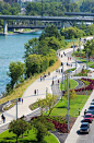 We’re thrilled to see ‘Bow RiverWalk’ by Stantec entered into the #waterfrontaward | #Calgary #Canada © Roy Ooms Photography #landscapearchitecture