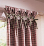 thinking of doing something like this for the valance in my bedroom