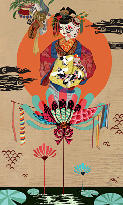 宋知采集到日本传统绘画风格