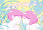 ZZIFAN_Z KISS POSTCARD / POSTER