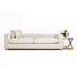 Buenos Aires Sofa in Cream Faux Leather ❤ liked on Polyvore featuring home, furniture, sofas, faux leather couch, ivory furniture, cream sofa, cream furniture and off white sofa: