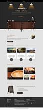 黑色的html5咖啡馆响应式网站模板下载