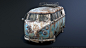 Volkswagen T1 Rusty, Sergey Ryzhkov : Game low-poly 3d-model of rusty abandoned retro bus Volkswagen T1

Collaborative work with Alexander Ryzhkov .
Model is avaible for purchase:
https://www.turbosquid.com/3d-models/3d-low-poly-rusty-volkswagen-t1-model-