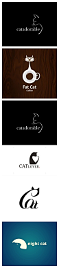 关于猫的logo设计 #Logo#