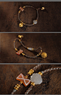 定金 蘭宫珠宝手工黄金手链 原创式设计编艺款复古传统工艺链子-淘宝网