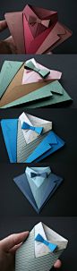 意大利紙品公司Fedrigoni最近推出了一本摺紙小冊子，教給用戶如何通過五顏六色的紙按照書上的模板折出男士服裝。