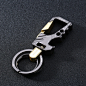 霸气钥匙扣新款/男士不锈钢穿皮带腰挂钥匙扣 男人的汽车钥匙链-淘宝网