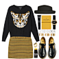 A fashion look from September 2013 featuring Monki tops, Miu Miu mini skirts and Dr. Martens shoes. Browse and shop related looks.