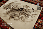 帮客人设计的原创大锦鲤，设计此图愿他走出低谷，生活幸福吉祥。@北京伍壹伍TATTOO