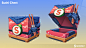 Scrabble GO - Chest Designs, Pablo Gómez : Chests/loot boxes designs for Scrabble GO mobile game.