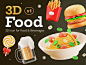 Efenby - Food & Beverage 3D Icon Set — 3D Assets on UI8