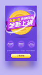 专题  金融 金币 财富 贷款 banner 活动页 紫色 蓝色  界面