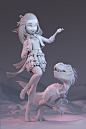 A Stroke Of Luck, Carlos Ortega Elizalde : Created in Maya/Mudbox, render in FurryBall