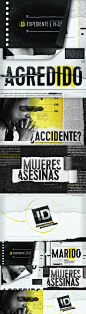 style frames - motion graphic design Id investigation for discovery. This piece is the first of four pieces that were performed considering the journalistic investigation, suspense and tension generated for the channel's content . Portfolio Diego Troiano.