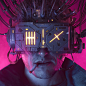 Neuromancer, Rafael Moco : This is a work based on the Brazilian cover of Neuromancer book. The original artwork was made by Josan Gonzalez, and the post-production/photograph was done by Milton Menezes, using Photoshop

I did it using just Blender and Cy