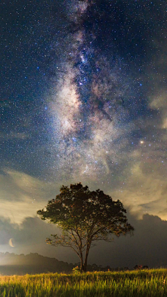 车车车采集到绚丽多彩的星空