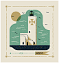 Lighthouses of Southern Africa : Lighthouses are a symbol of exploration and embody the spirit of adventure. We decided to research and illustrate these landmarks which dot our coastline across Southern Africa. We created a poster with custom lettering an