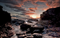 General 1920x1200 landscape sunset sea stones