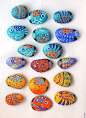 Painted rocks (stones) fish magnets | Flickr - Photo Sharing!