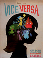 This Disney France limited edition poster for Pete Docter's "Inside Out" (titled "Vice-Versa" in French) might just be the most attractive piece of promo art for the film yet.: 