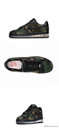 NikeSportswear：诞生于篮球场上的Air Force 1，在90年代打破了球场界限，成为文化标志。30年过去，AF1珍珠系列以迷彩为灵感，推出AF1 Low Max Air VT！鞋面由帆布的Vac-Tech构成，鞋身细节设计更显高端，包括蜡光处理的鞋带、压花皮革的鞋舌和脚鞋跟标签以及独特的缓冲装置。#AF1三十周年-One of the Ones#感觉如何？