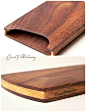 Beautiful wooden business card holder. Because I actually need business cards sometimes these days.: 