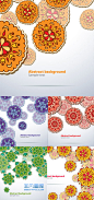 多款花纹底纹背景矢量图标素材下载-非凡图库
