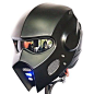 CASCO MATT BLACK IRON-MAN MOTORCYCLE HELMET HERO COSPLAY! ABS AUTO WOLF-02