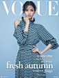 组图：允儿登封面帅气美艳风格百变 : 林允儿登《VOGUE》台版九月号封面。