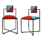 Coral and Tiffany Capri Chair - Shop Francesco Della Femina online at Artemest