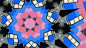 abstract Colourful  polychromy spectrum kaleidoscope symmetry (6)