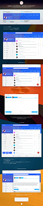 Gmail Material Design Concept : Gmail Material Design Concept.